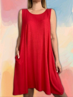 Vestido sin mangas con bolsillos - Si Eleonora, Ropa por Mayor