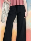 Pantalón maxi Palazzo liso - comprar online