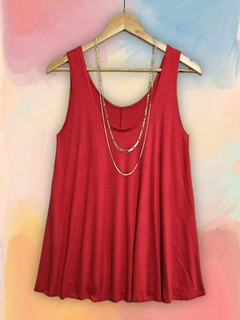 Remera Musculosa crep viscosa - comprar online