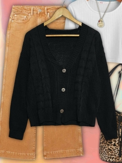 Cardigan tejido lana acrilica