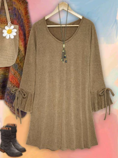 Vestido manga volado en internet