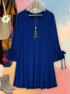 Vestido manga volado - comprar online
