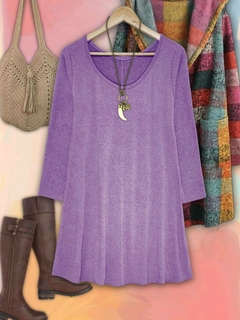 Vestido manga larga - tienda online