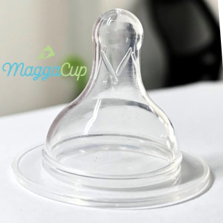5 Tetinas Nro. 1 de silicona boca ancha Maggacup - comprar online