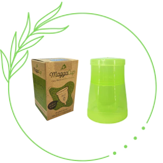 Vaso esterilizador + copa menstrual - Maggacup
