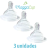 Imagen de 5 Tetinas Nro. 1 de silicona boca ancha Maggacup