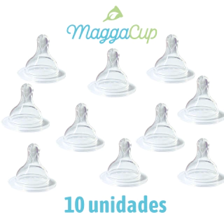 5 Tetinas Nro. 1 de silicona boca ancha Maggacup - comprar online