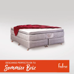 COLCHÓN RESORTES ALTA GAMA FABRÉ BRIZ 200X200X36 CM + SOMMIER