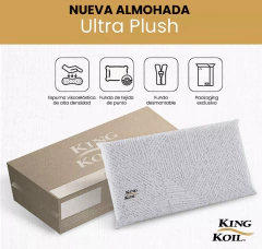 ALMOHADA VISCOELÁSTICA KING KOIL ULTRAPLUSH 70X40