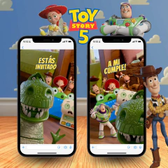 Video Invitación Animada Toy Story 5 en internet