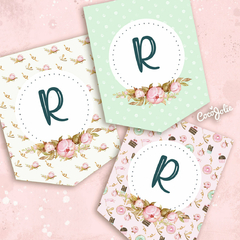 Kit Bakery Pastelería y Flores. IDeal para decorar tu evento. Editable en computadora utilizando adobe pdf reader.