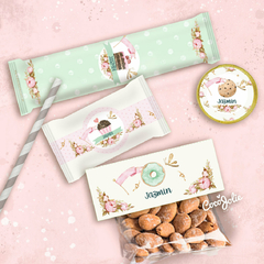 Kit Bakery Pastelería y Flores. IDeal para decorar tu evento. Editable en computadora utilizando adobe pdf reader.