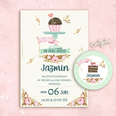 Kit Bakery Pastelería y Flores. IDeal para decorar tu evento. Editable en computadora utilizando adobe pdf reader.