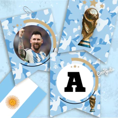 Kit Argentina Campeón Mundial en internet
