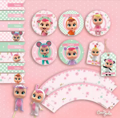 Imagen de Kit Bebes Llorones. Imprimible Personalizable