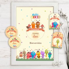 Kit Bichikids. Imprimible Personalizable - comprar online