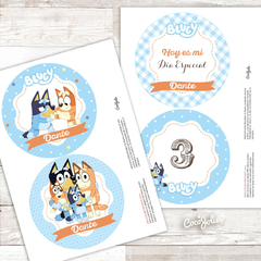 Kit Bluey Celeste - comprar online