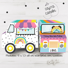 Camioncito Animalitos Arcoiris