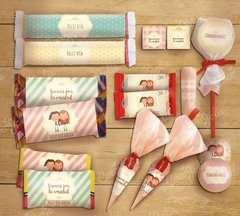 Kit Dia del Amigo Vintage. Imprimible Personalizable en internet