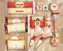 Imagen de Kit Caperucita Roja y el lobo. Imprimibles personalizables