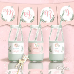Imagen de Kit Ciervita Nena del bosque. Imprimible personalizable