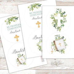 Kit Comunion Boho Botanical