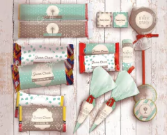 Kit Primera Comunión/ Bautismo Niño Retro. Imprimibles personalizables - comprar online
