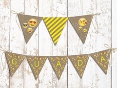 Kit Emoji/Emoticon Rústico. Día del Niño. Imprimibles Personalizables - comprar online