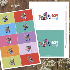 Kit imprimible de la Pelicula Intensamente 2. Editable en Adobe pdf reader.