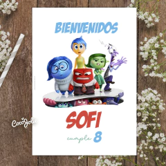 Kit imprimible de la Pelicula Intensamente 2. Editable en Adobe pdf reader.