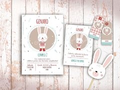 Kit Conejito. Imprimible Personalizables - CocoJolie Kits Imprimibles