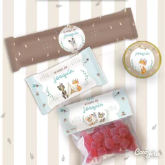 Kit Animalitos del Bosque Tribal - CocoJolie Kits Imprimibles