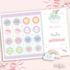 Kit Arcoiris Lluvia de Amor. Imprimible Personalizable - tienda online