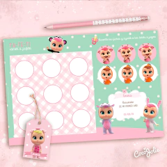 Kit Bebes Llorones. Imprimible Personalizable - CocoJolie Kits Imprimibles