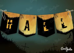 Kit Imprimible Halloween. Editable en internet