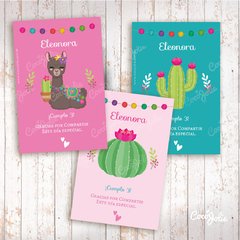 Kit Imprimible Llamita Altiplano. Personalizable - CocoJolie Kits Imprimibles
