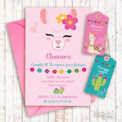 Kit Imprimible Llamita Altiplano. Personalizable - CocoJolie Kits Imprimibles