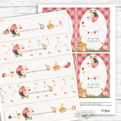 Kit Picnic. Imprimible Personalizable - CocoJolie Kits Imprimibles