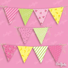 Kit Imprimible Tutti Frutti Sandía Ananá. Personalizable - tienda online