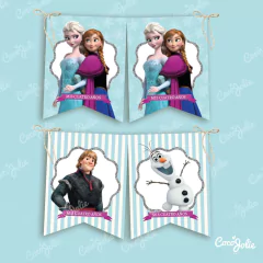 Kit Imprimible Personalizable Frozen - comprar online
