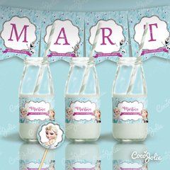 Kit Imprimible Personalizable Frozen - comprar online