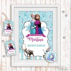 Kit Imprimible Personalizable Frozen en internet