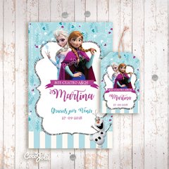 Kit Imprimible Personalizable Frozen - CocoJolie Kits Imprimibles