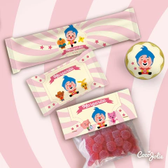 Kit Plim Plim Rosa. Imprimible Personalizable - CocoJolie Kits Imprimibles