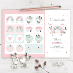 Kit Arcoiris Nordico del Bosque Rosado Conejitas - online store