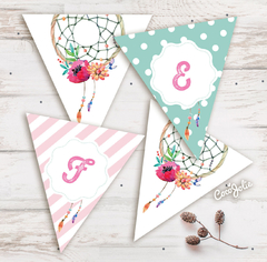 Kit Día de la Madre Boho Chic. Imprimible Personalizable - tienda online