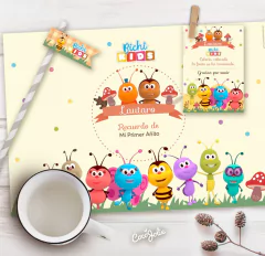 Kit Bichikids. Imprimible Personalizable - CocoJolie Kits Imprimibles
