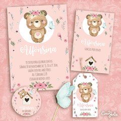 Kit Osita del Bosque. Imprimible personalizable