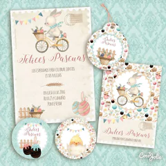Kit Dulces Pascuas. Imprimible personalizable en internet