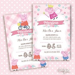 Kit Peppa Pig Imprimible Personalizable - comprar online